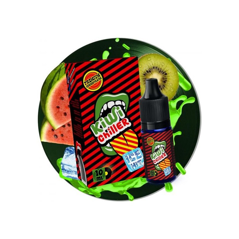 ICE HIT KIWI CHILLER - Kiwi, DInnye és mentol mix - Big Mouth e-cigaretta aroma